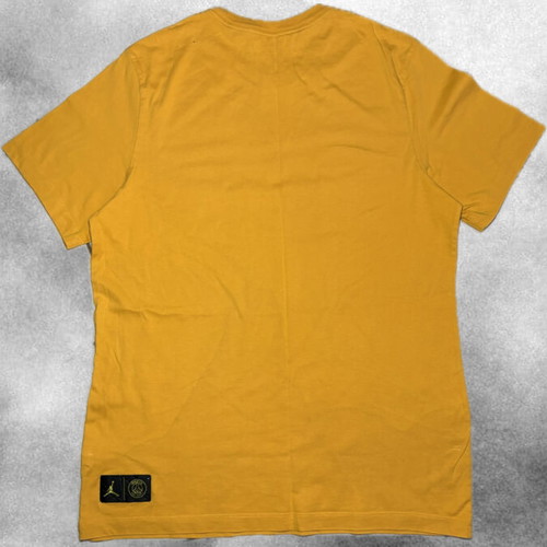 Jordan T-shirt Paris Edition mustard yellow, new, size L