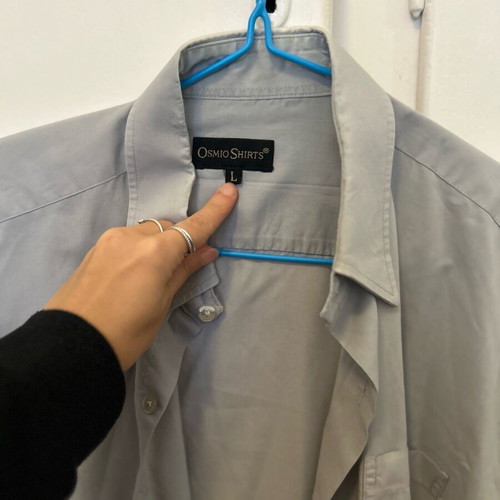 Men's gray shirt like new, size L