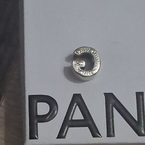 Pandora charm letter G silver, like new