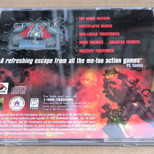 Take No Prisoners PC CD-ROM like new, Big Box