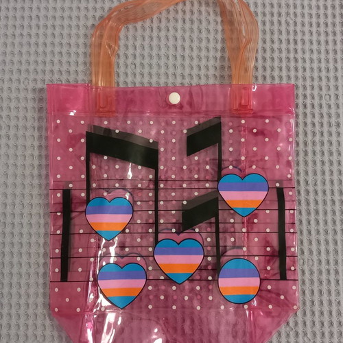 Plastic handbag new for girls