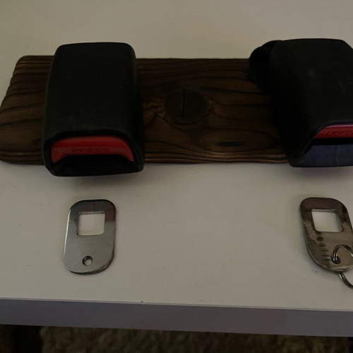 Wall-mounted key holder for car and motorcycle handmade