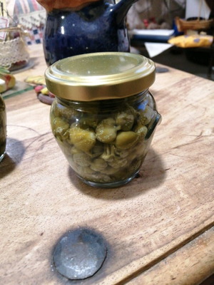Organic capers new, 110 grams jar
