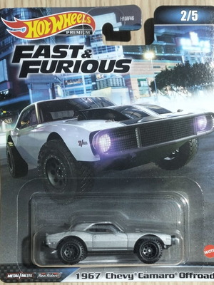 Hot Wheels Fast & Furious 1967 Chevy Camaro Offroad μεταλλικό αυτοκινητάκι