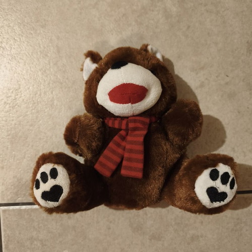 Argoodaki plush bear small size like new Goodys