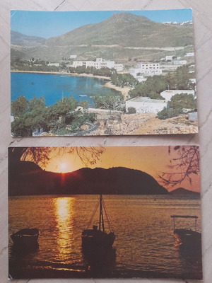 Patmos postcards set of 2