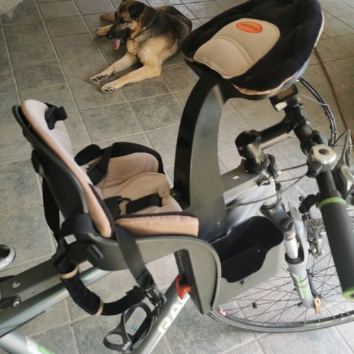 Weeride child front bicycle seat used, max weight 15kg