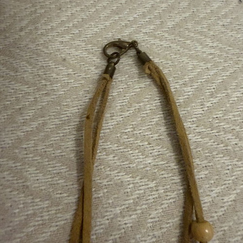 Long necklace with beads new, no wear