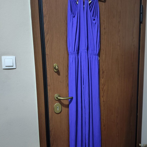 Summer jumpsuit one size, like new, blue