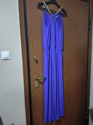 Summer jumpsuit one size, like new, blue