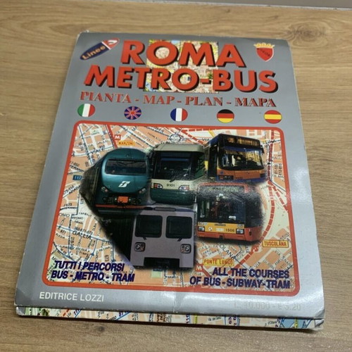 Rome travel map like new