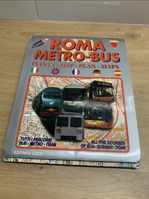 Rome travel map like new