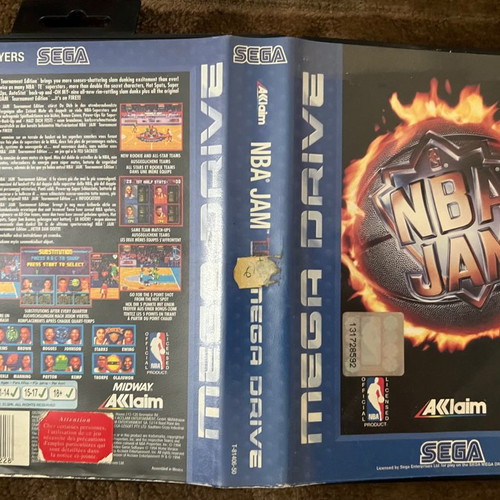 Sega Mega Drive NBA Jam used, complete