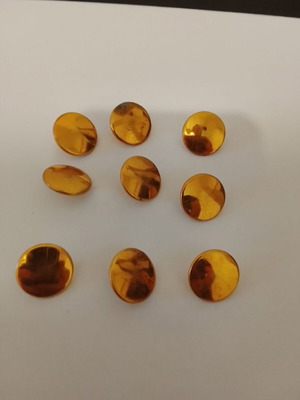 Απλά στρατιωτικά κουμπιά μεταχειρισμένα, πακέτο 9