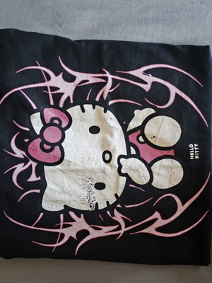 Πυτζάμα Hello Kitty σαν καινούργιο, μαύρο και άσπρο, XXL