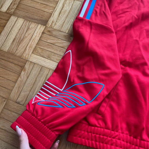Adidas jacket set red, like new, size small