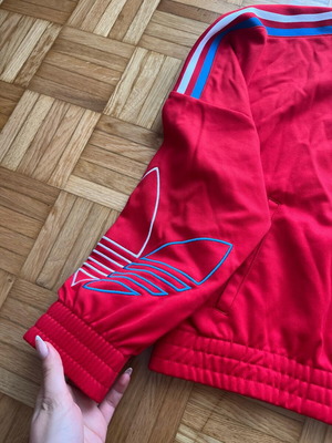 Adidas jacket set red, like new, size small