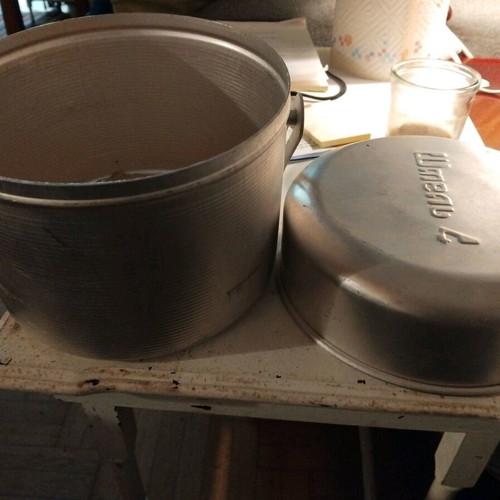 Soviet outdoor stove military type used