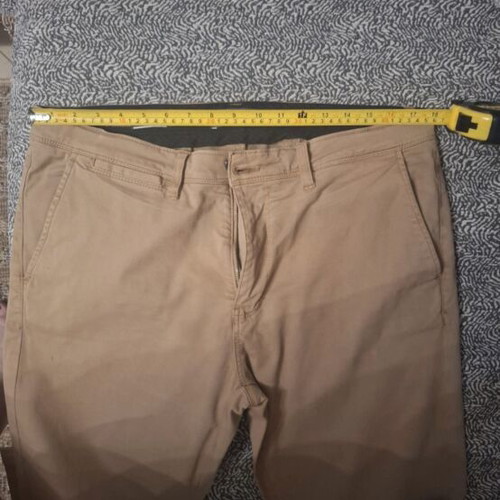 Gaudi men's skinny fit pants beige like new, size 36 W46