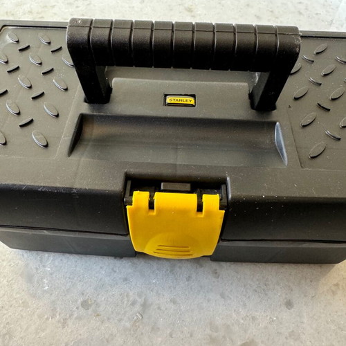 Stanley toolbox black 31.8 x 17.8 x 13 cm like new