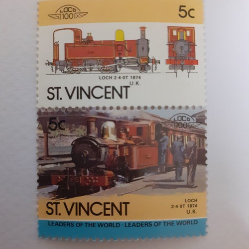 St. Vincent Stamps Specimen Overprint Series New
