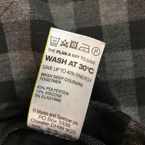 Marks & Spencer skirt new, size M/L, grey and black