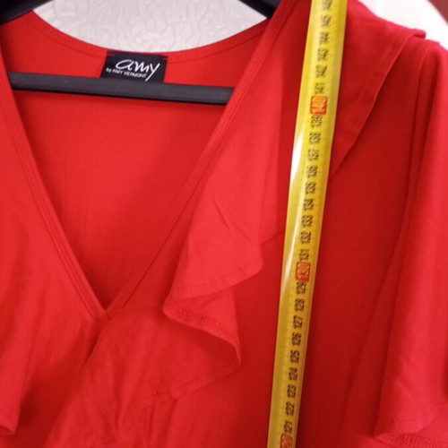 Dress cotton extra large size red like new