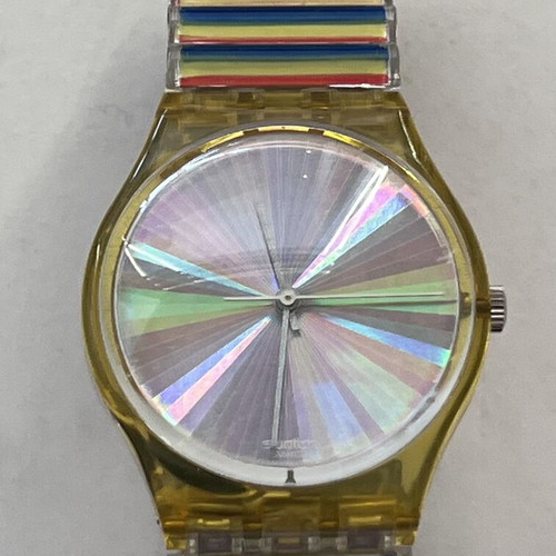 Swatch Time to Dance 1997 watch like new, silver unisex