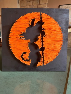 Handmade anime Goku wall art new 27x27