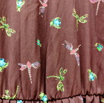 Stradivarius Y2K dragonfly mini dress, burgundy