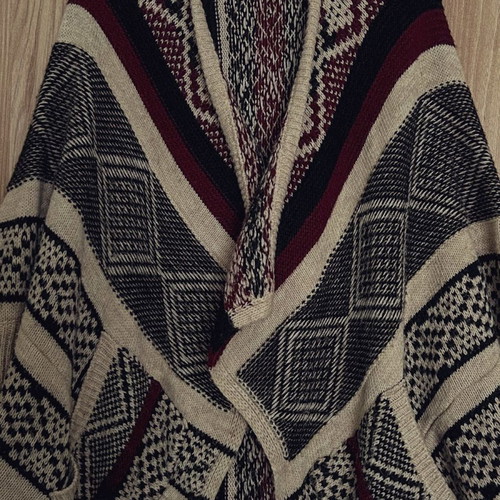 Toi Moi knitted cardigan used, vintage multicolor, size M/L