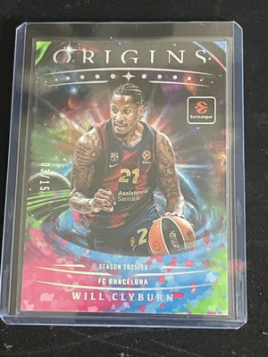 Will Clyburn Panini Origins card like new