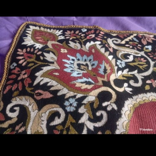 Hand-Embroidered Tablecloth new, 78×76 cm