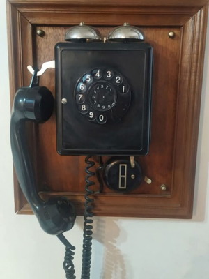 Bakelite Weidmann wall phone 1950s, like new
