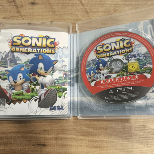 Sonic Generations PlayStation 3 used, English version, complete