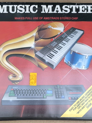 Music Master (Vanguard Leisure) Amstrad Disk used with box damage