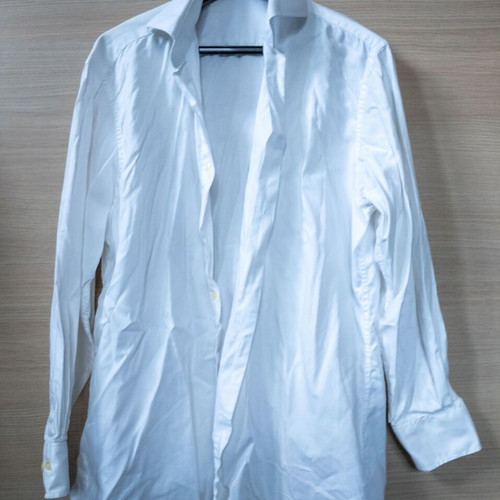 Men's white shirt size L used in excellent condition