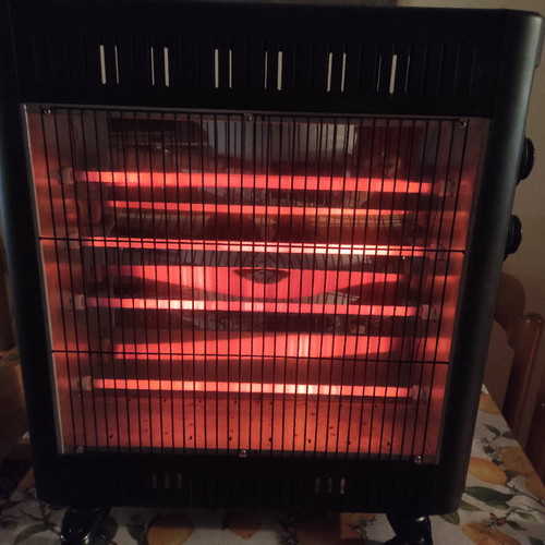 Rohnson R8013 Quartz Heater used 2200W with 2 temperature settings