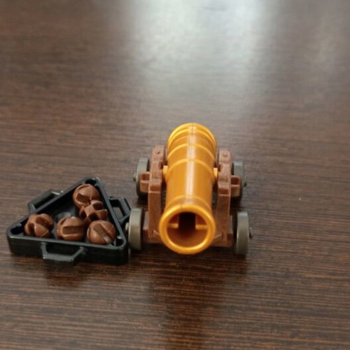 Playmobil cannon used, works properly