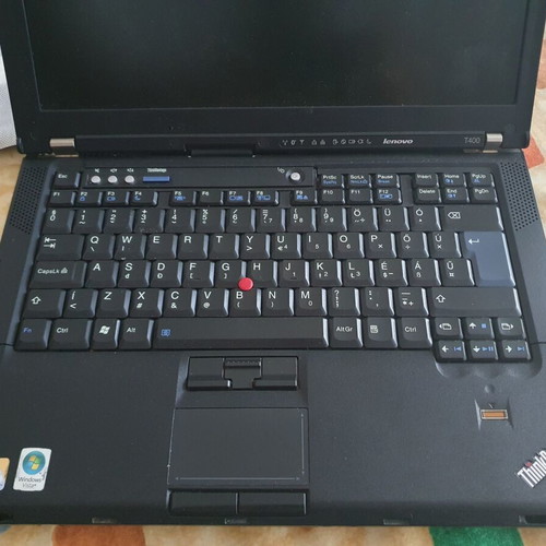 IBM Lenovo ThinkPad T400 laptop with docking station
