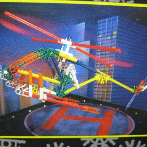 K'NEX Power 3 models 131 pieces helicopter new
