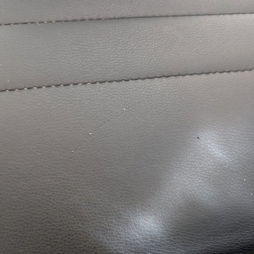 Black office visitor chairs used, set of 2