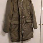 Hooded jacket size 34 like new, khaki