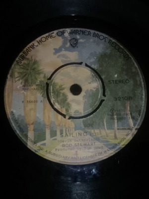 Rod Stewart Sailing Stone Cold Sober vinyl used, rock