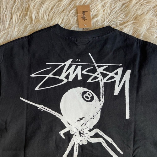 Stussy Spider Tee new, sizes M and L, black