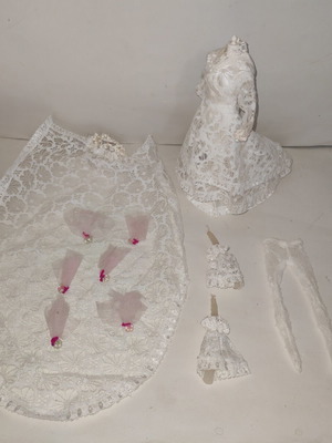 Bibi bo El Greco wedding dress set new