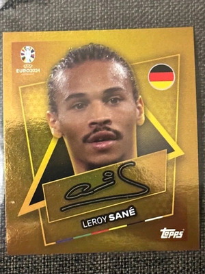 Topps UEFA Euro 2024 Leroy Sane Gold SP κάρτα καινούργια