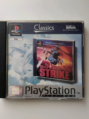 Soviet Strike Platinum για Playstation 1 μεταχειρισμένο, με θήκη σε κακή κατάσταση