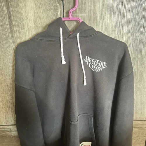 Stranger Things Columbia sweatshirt like new, black multicolor, size L
