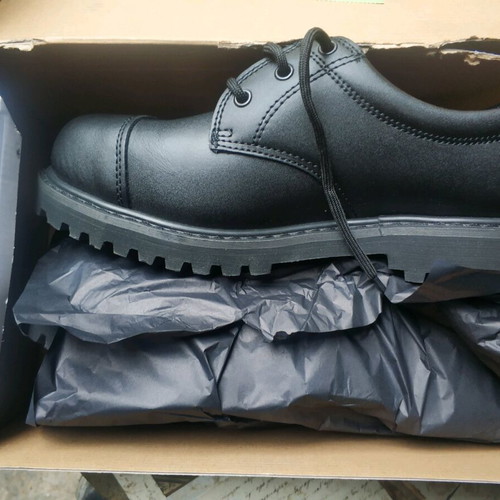 Brandit Phantom 3 Eyelet Derby Oxford leather shoes new, size 43, black